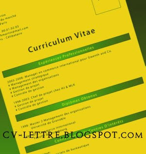 gratuit cv exemple