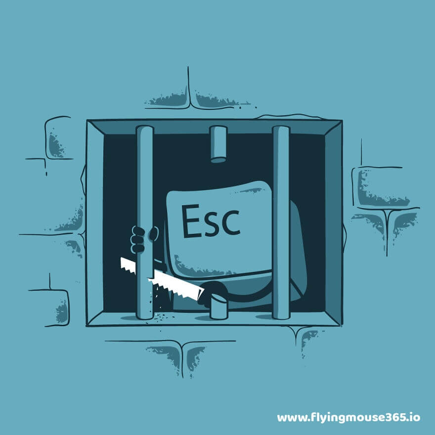 10-Escape-Funny-Drawings-Chow-Hon-Lam-www-designstack-co