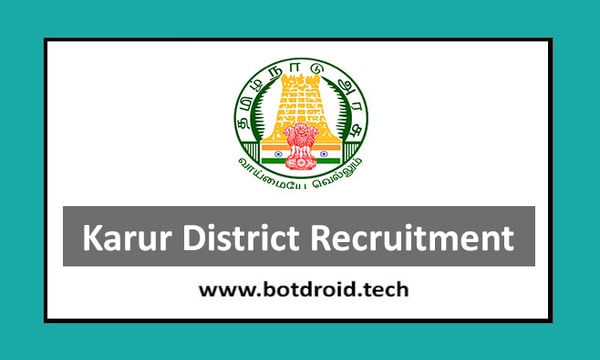 Karur District Recruitment 2020, Apply for Organizers & Cook Assistant Vacancies