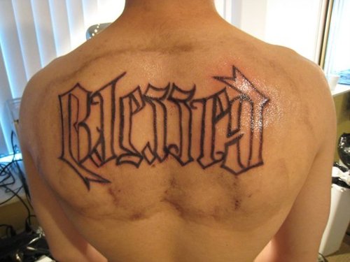 Excellent ambigram tattoo ideas for both men and women.