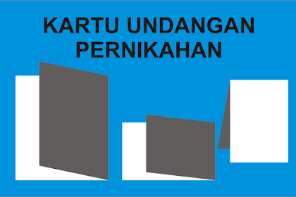 Kartu undangan pernikahan