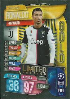 Topps Match Attax UEFA Champions League 2019-2020 (International Variant) Juventus FC Set