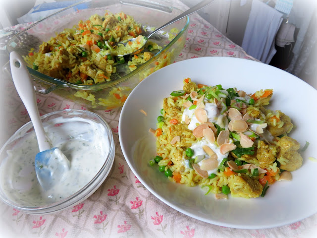 Curried Chicken & Coconut Rice Casserole