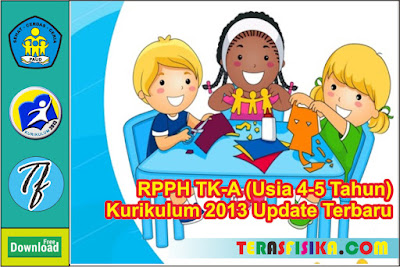 RPPH PAUD/TK A Usia 4-5 Tahun Kurikulum 2013