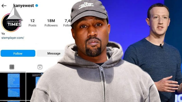 Kanye West calls out Mark Zuckerberg after he was kicked off Instagram