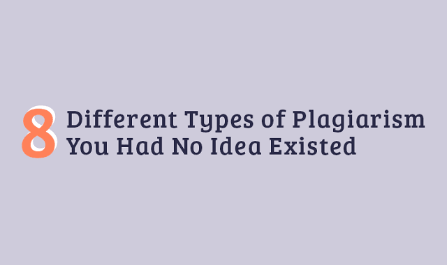 How to Avoid Plagiarism: Unexpected Plagiarism Types