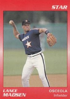 Lance Madsen 1990 Osceola Astros card