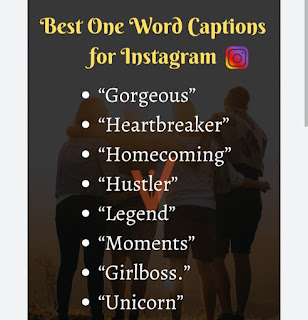 One word instagram captions, One Word Captions for Instagram, one word captions, instagram one word captions, captions for Instagram one word