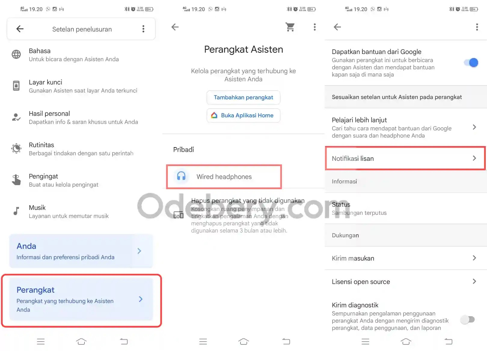 Cara Menonaktifkan Google Assistant di HP Android