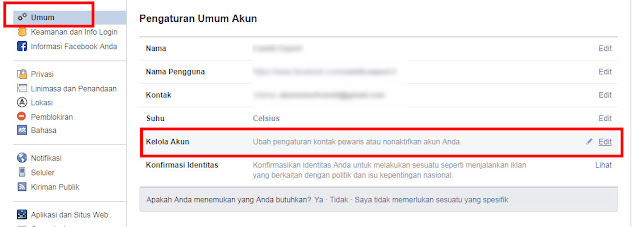 cara menutup akun facebook sementara