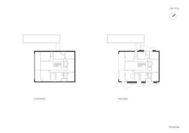 Floor plan of safest house second floor