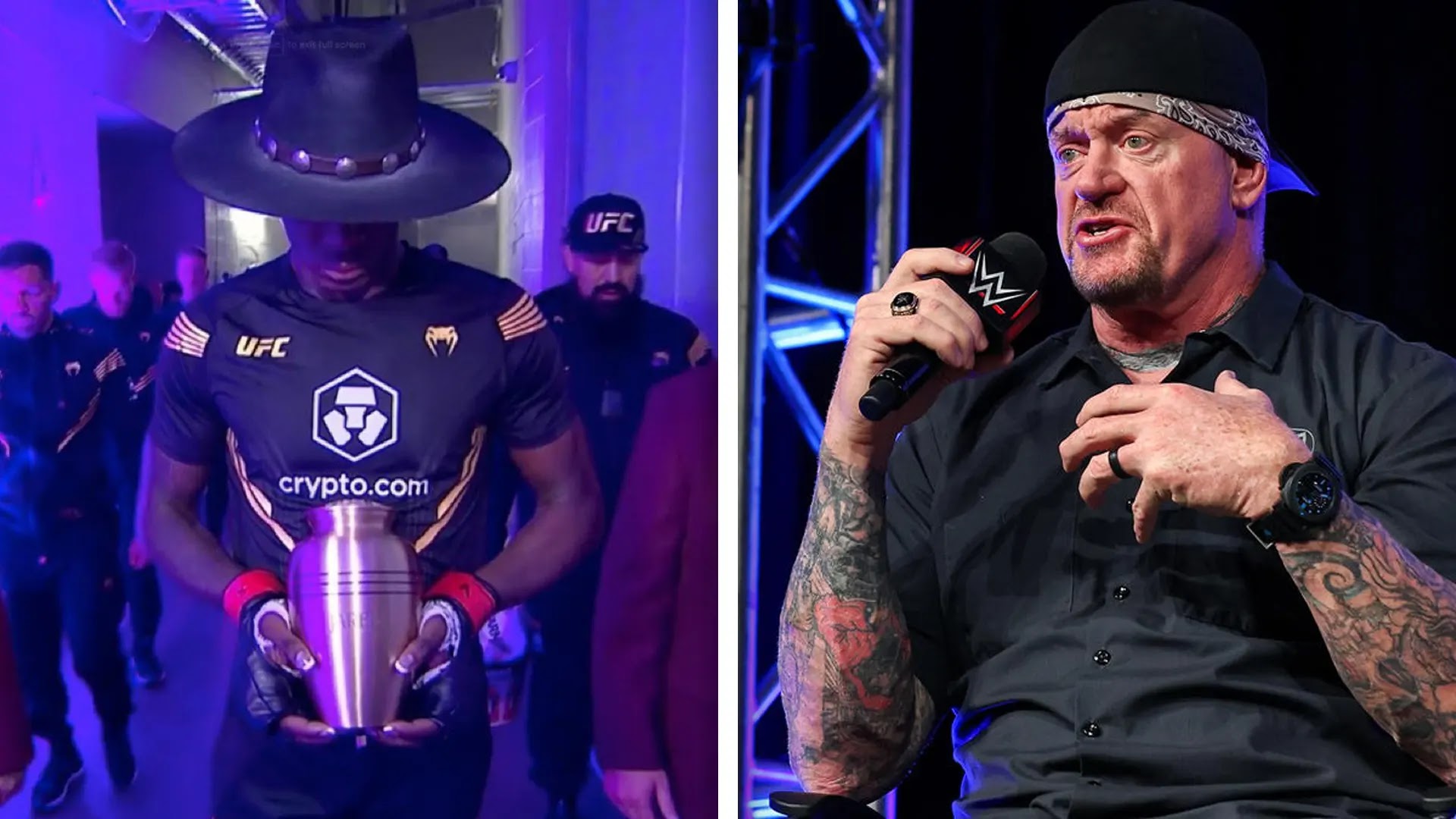 The Undertaker Comments On Israel Adesanya's UFC 276 Entrance