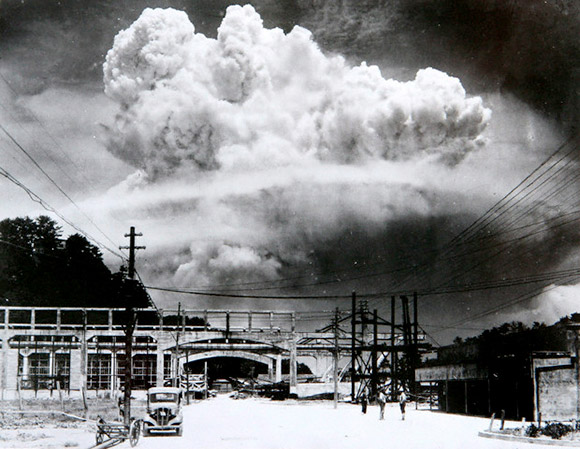 nagasaki atomic bomb. the atomic bombs dropped