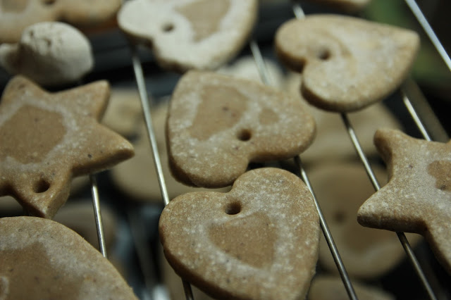 Cinnamon Salt Dough Tree Ornaments Organic Ingredients 