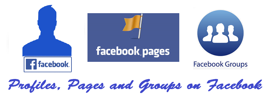 Profiles, Pages And Groups On Facebook
