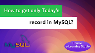 How to get only today's record in MySQL? - Responsive Blogger Template