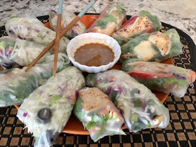 vegan spring rolls 