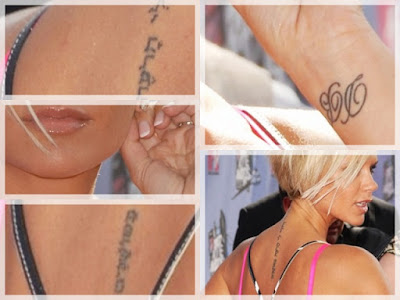 Pictures of Victoria Beckham's tattoos. Angels Tattoo >> What We Must Know