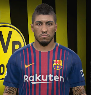 PES 2017 Faces Paulinho by FaceEditor Jefferson_SF