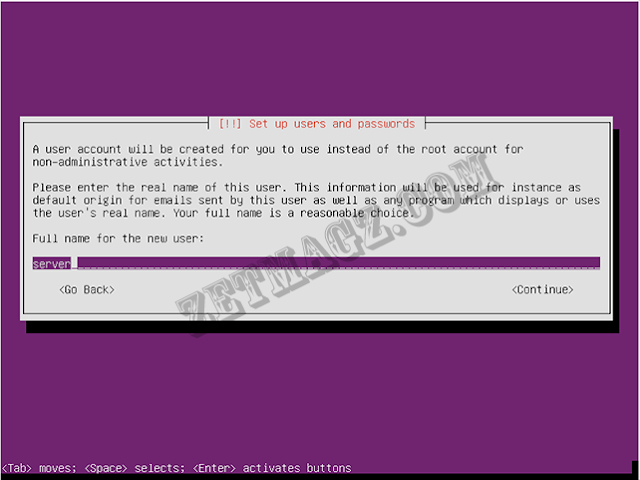 Cara install ubuntu server 16.04 LTS di Virtualbox part 2