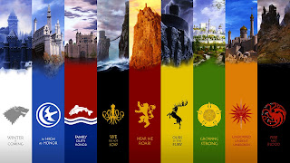 Game of Thrones all Kingdoms Flags Emblems HD Wallpaper