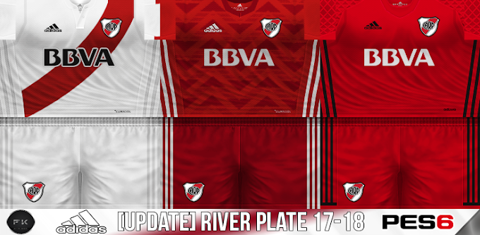 Uniforme Club Atlético River Plate 17/18  | By FacaA/Ngel Kitmaker PES6