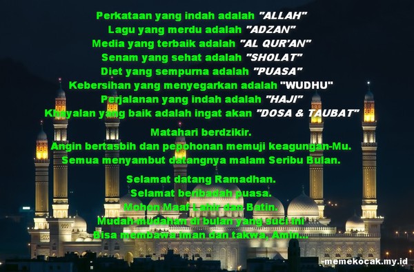 Kata Kata Ucapan Minta Maaf Bulan Ramadhan - Nusagates