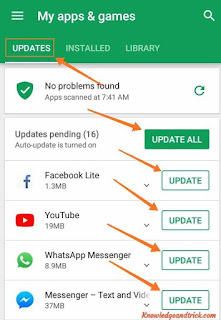 Android Mobile Applications Update Kaise Kare