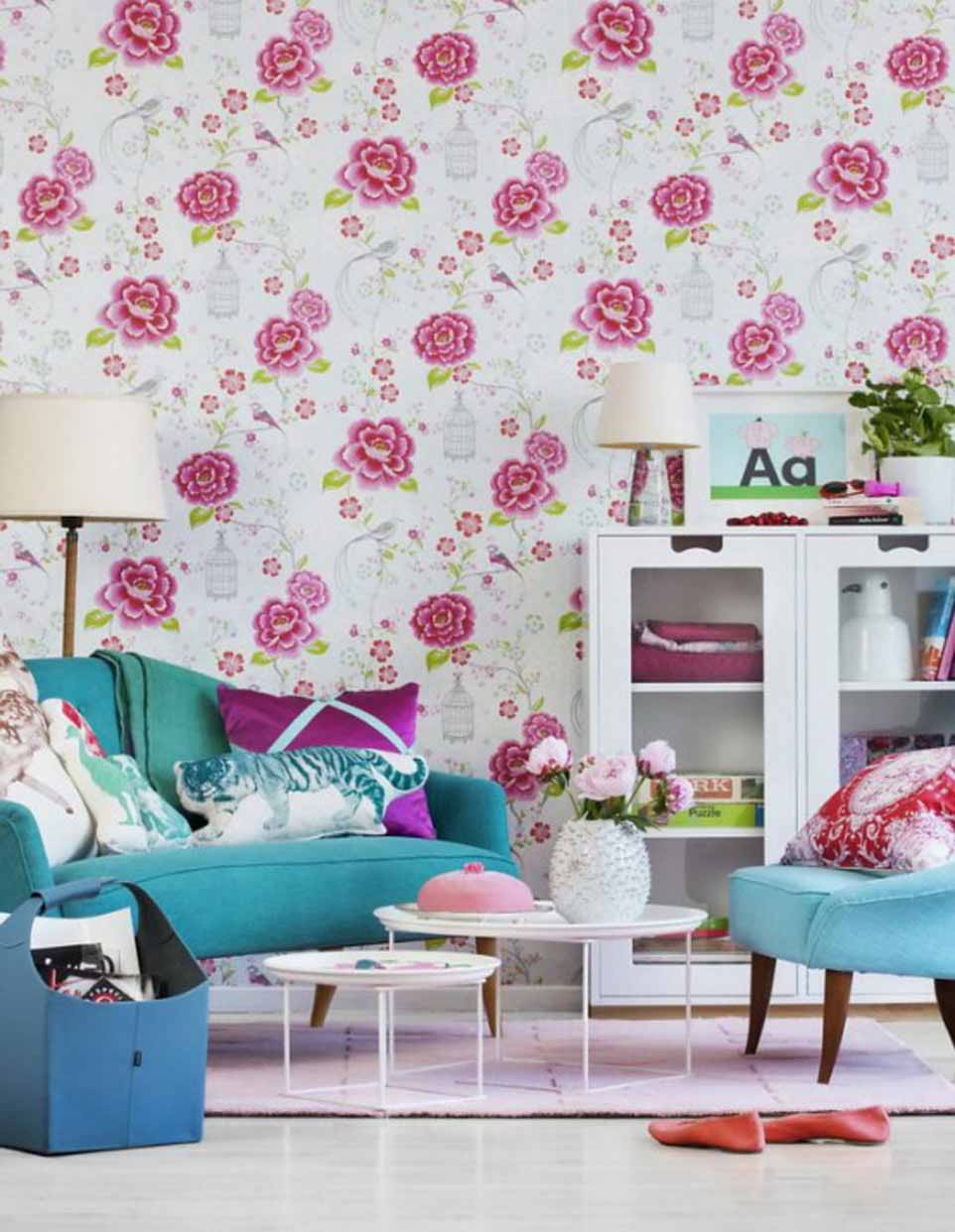 50 Contoh Wallpaper Dinding Ruang Tamu Minimalis Desainrumahnyacom