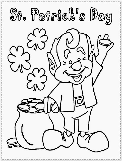 saint patrick day coloring pages printable