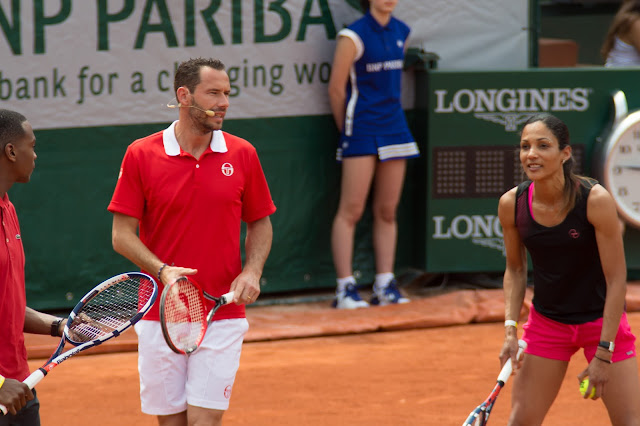 Michael Llodra - Christine Arron tennis roland-garros