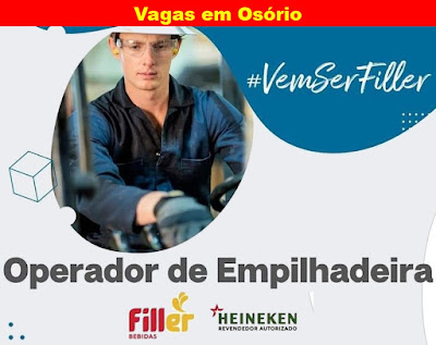 Revendedora da Heineken abre vaga para Operador de Empilhadeira em Osório