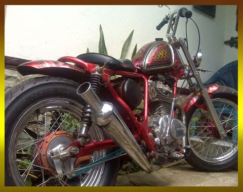 Modifikasi Honda CB 100 Chopper • MyOtomotif