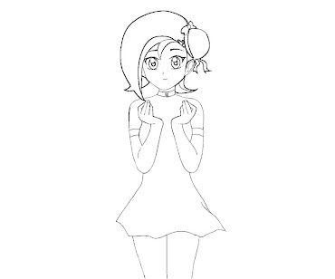 #14 Kotori Mizuki Coloring Page