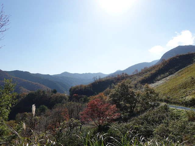 大山環状道路からの船上山の眺望