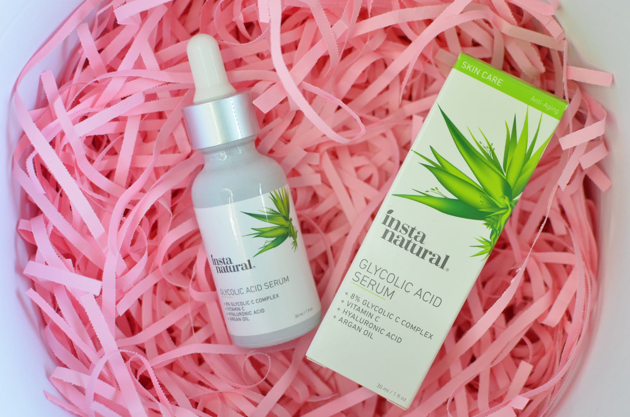 InstaNatural Glycolic Acid Serum, Anti-Aging Антивіковий серум з гліколевою кислотою