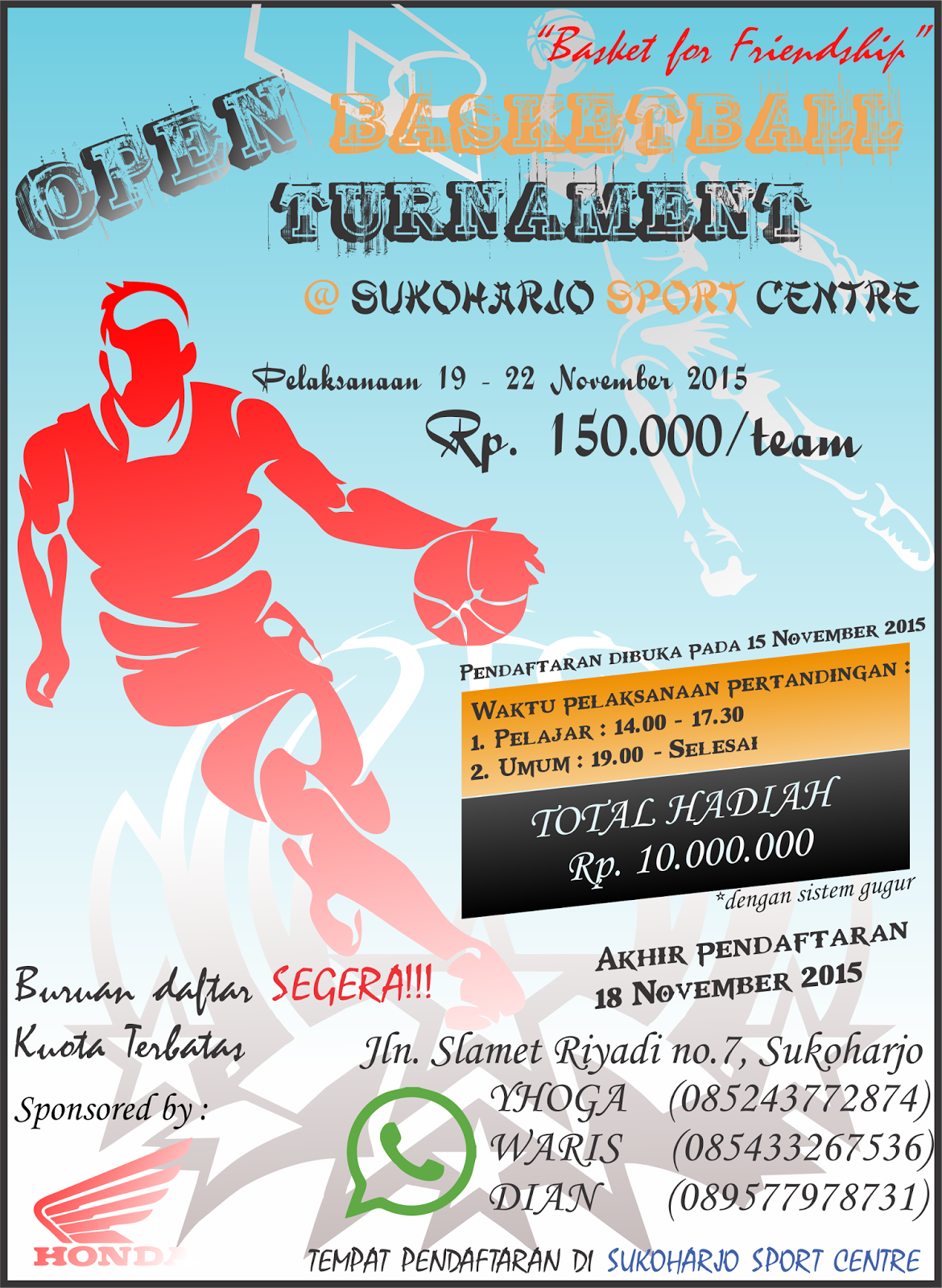 Information Center: Contoh Design Brosur Lomba Bola Basket 