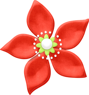 Flowers of the Sweet Christmas Clip Art.