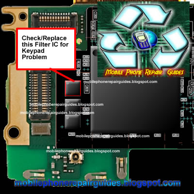 nokia X3-02 keypad filter IC ways