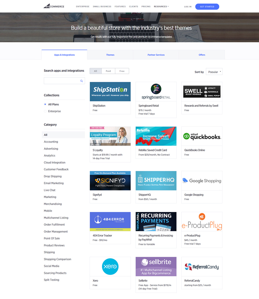 Bigcommerce app market