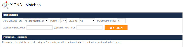 no Y-DNA matches