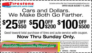 Free Printable Firestone Coupons