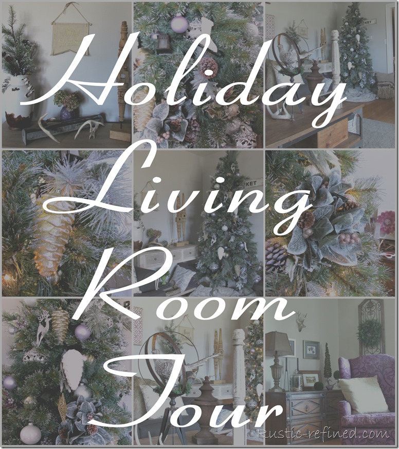 Christmas Living Room Tour of Holiday Decor