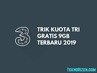 Cara Dapat Kuota Gratis 3 2019