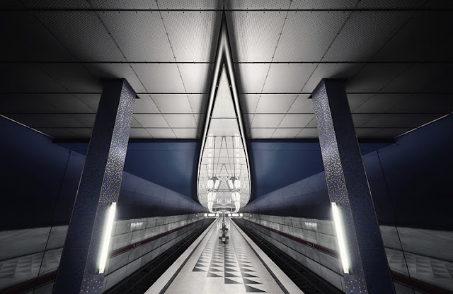 Munich subway photography, by Nick Frank (via nestpearls.blogspot.fr)