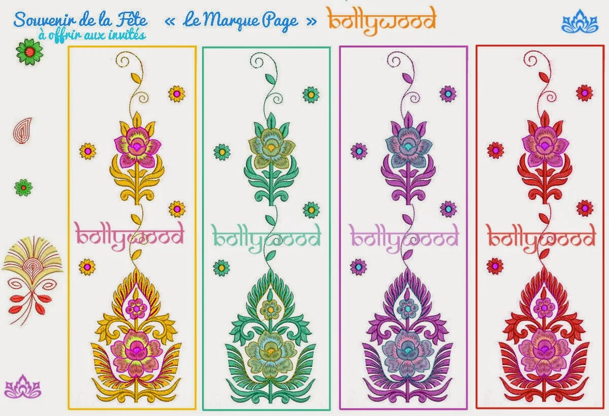 Bollywood Free Printable Bookmarks. 