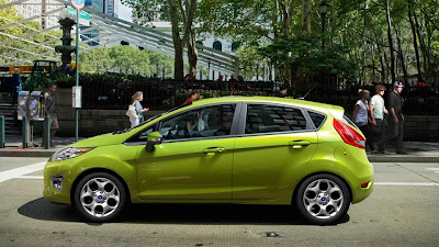 2012 Ford Fiesta Hatchback Side View