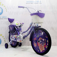 18 purple exotic sepeda anak perempuan