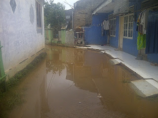 Banjir di Gg Villa Pondok Bahar