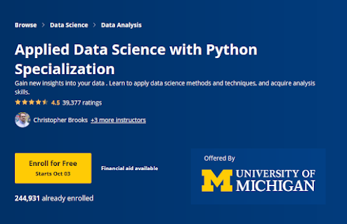 Coursera Course Review - Applied Data Science with Python Specialization